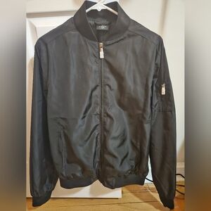 Men's Black Bomber Jacket